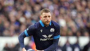 Finn Russell will captain Scotland against France on Saturday (Adam Davy/PA)