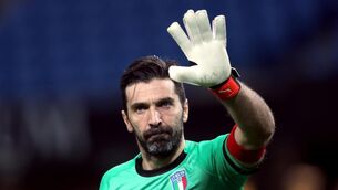 <p>ARRIVEDERCI: World Cup-winning former Italy goalkeeper Gianluigi Buffon has called time on an astonishing 28-year career. Photo credit: Martin Rickett/PA Wire.</p>