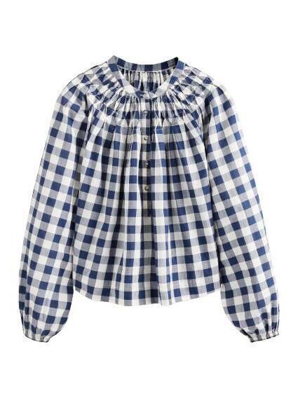 Smocking detail blouse, Boden, was €98; now €58.80