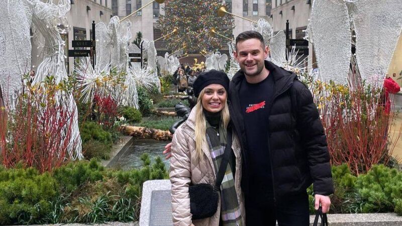 Anna Geary with husband Kevin Sexton. Picture: @annagcork / Instagram