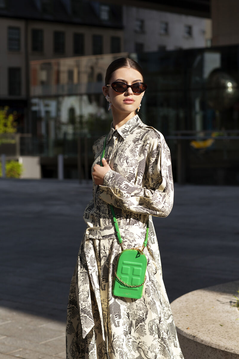 My Name is Ted's Green Phone Purse