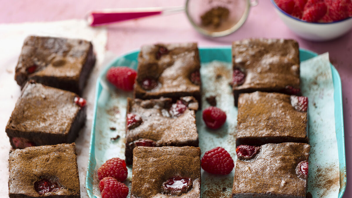 Gluten-Free Raspberry Brownies