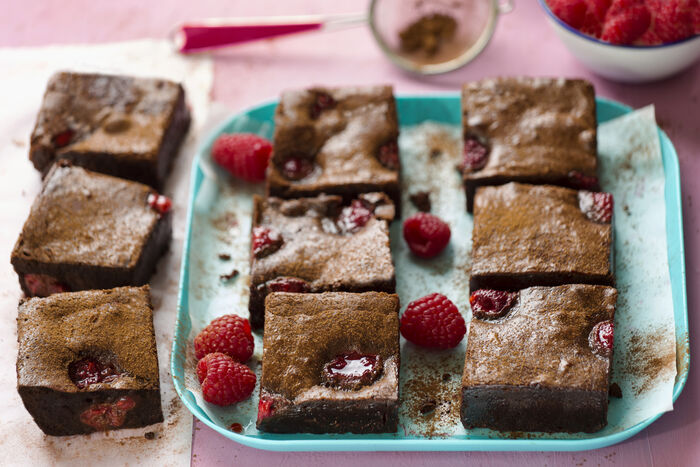 Gluten-Free Raspberry Brownies