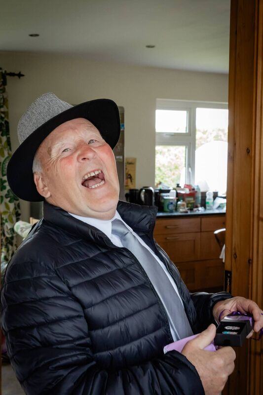 All smiles: Father-of-the-bride Derek Abbott. Pictures: Tara Donoghue Photography