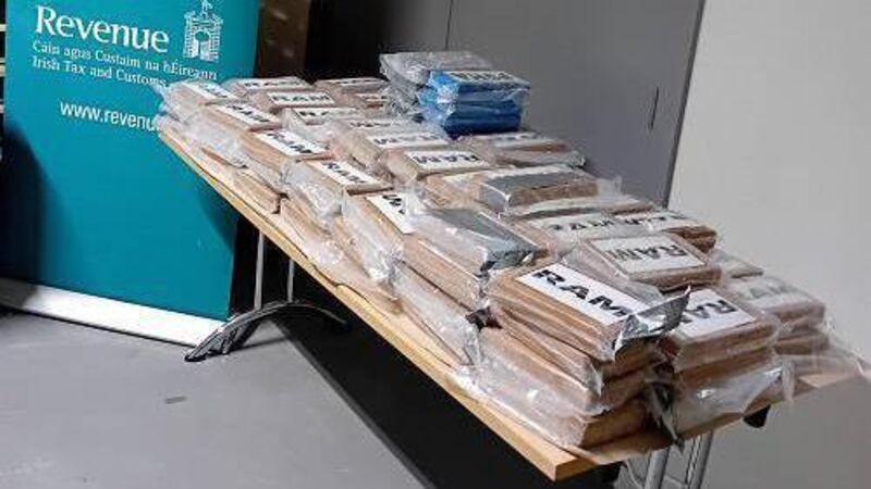 Revenue has seized 400kg of cocaine so far this year Revenue has seized 400kg of cocaine so far this year