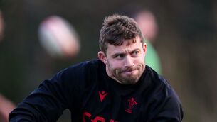 Full-back Leigh Halfpenny is set to join Wales’ 100-cap club (David Davies/PA)
