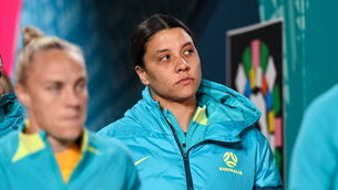 <p>MUST WIN GAME: Australia faces Denmark in a must win game in the round of 16. Pic:  Stephen McCarthy/Sportsfile</p>