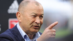 <p>YOU BET: Australia’s Head Coach Eddie Jones speaks to the media after the game. Picture: INPHO/Photosport/Derek Morrison</p>
