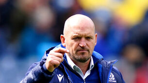 <p>Gregor Townsend was pleased with Scotland’s second-half display. Pic: Jane Barlow/PA</p>