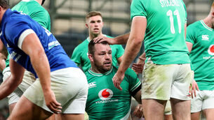 <p>UP AND RUNNING: Ireland get their World Cup preparations underway as they defeat Italy at the Aviva Stadium in a warm-up game. Pic: ©INPHO/Ben Brady</p>