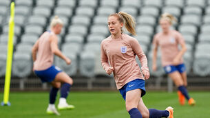 England midfielder Keira Walsh returned to training with her 22 team-mates on Sunday morning (Zac Goodwin/PA)