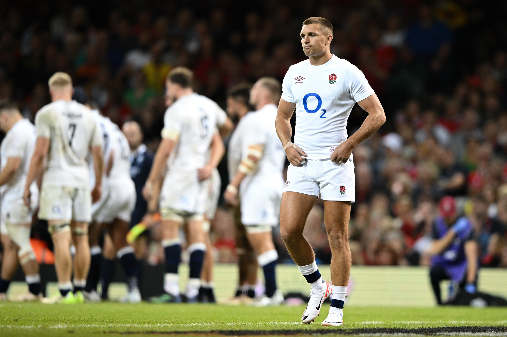 OMISSION? Henry Slade of England. Pic: ©INPHO/Ashley Crowden