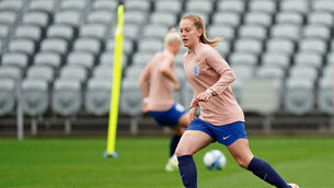 <p>READY TO GO? England's Keira Walsh in action. Pic: Zac Goodwin/PA Wire.</p>