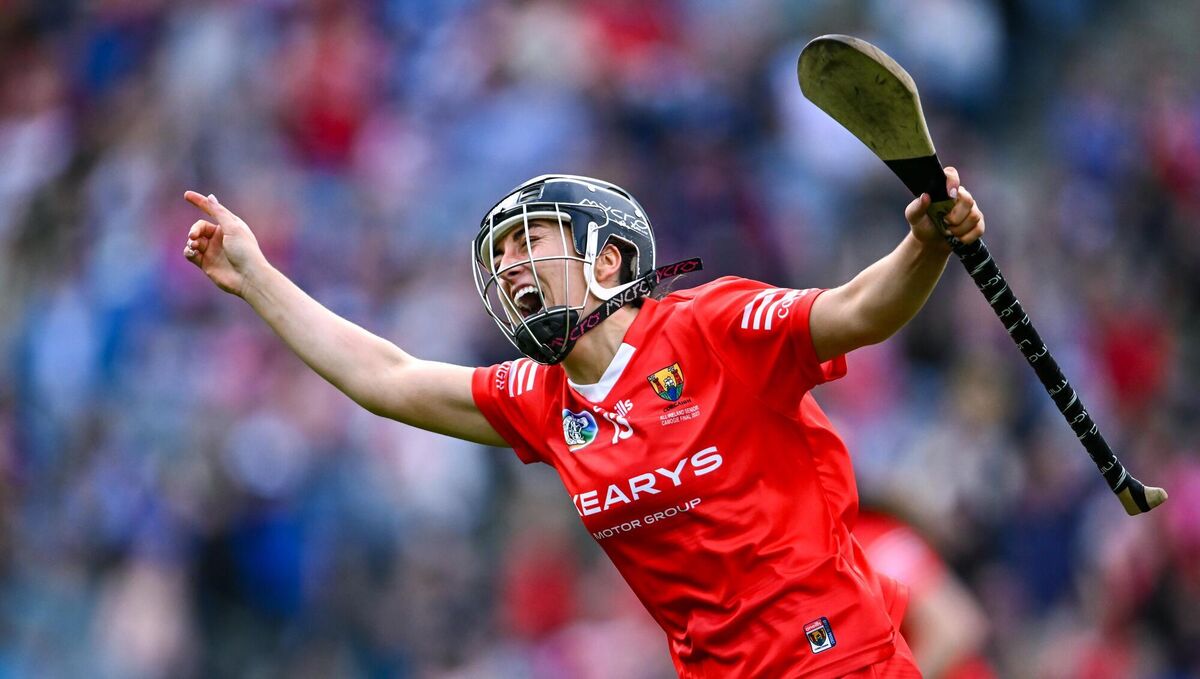GOAL HUNGRY: cork's hat-trick hero Amy O'Connor scores her side's fourth goal in the Glen Dimplex All-Ireland Camogie final at Croke Park. GOAL HUNGRY: cork's hat-trick hero Amy O'Connor scores her side's fourth goal in the Glen Dimplex All-Ireland Camogie final at Croke Park.