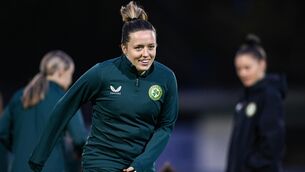 <p>DOCTOR SCOTT: Harriet Scott during a Republic of Ireland training session at Dorrien Gardens in Perth, Australia. Photo by Stephen McCarthy/Sportsfile</p>
