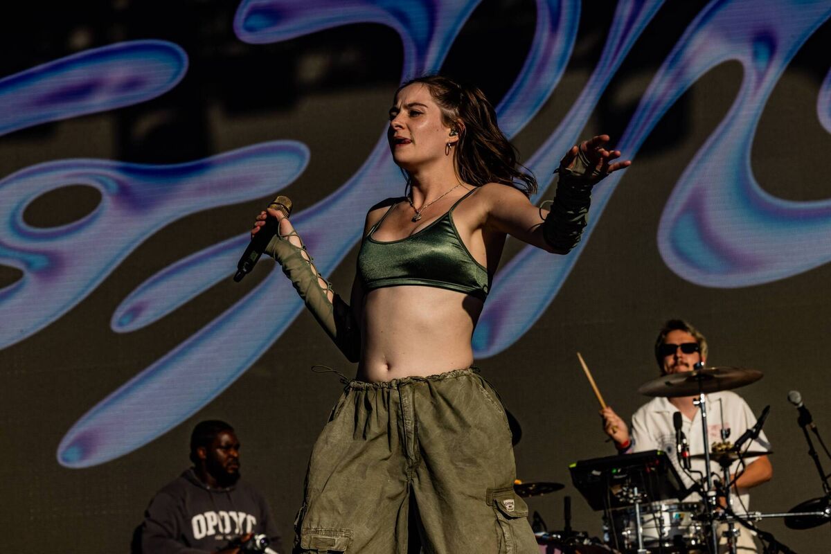 Cork-born Biig Piig at All Together Now. Picture: Glen Bollard
                    