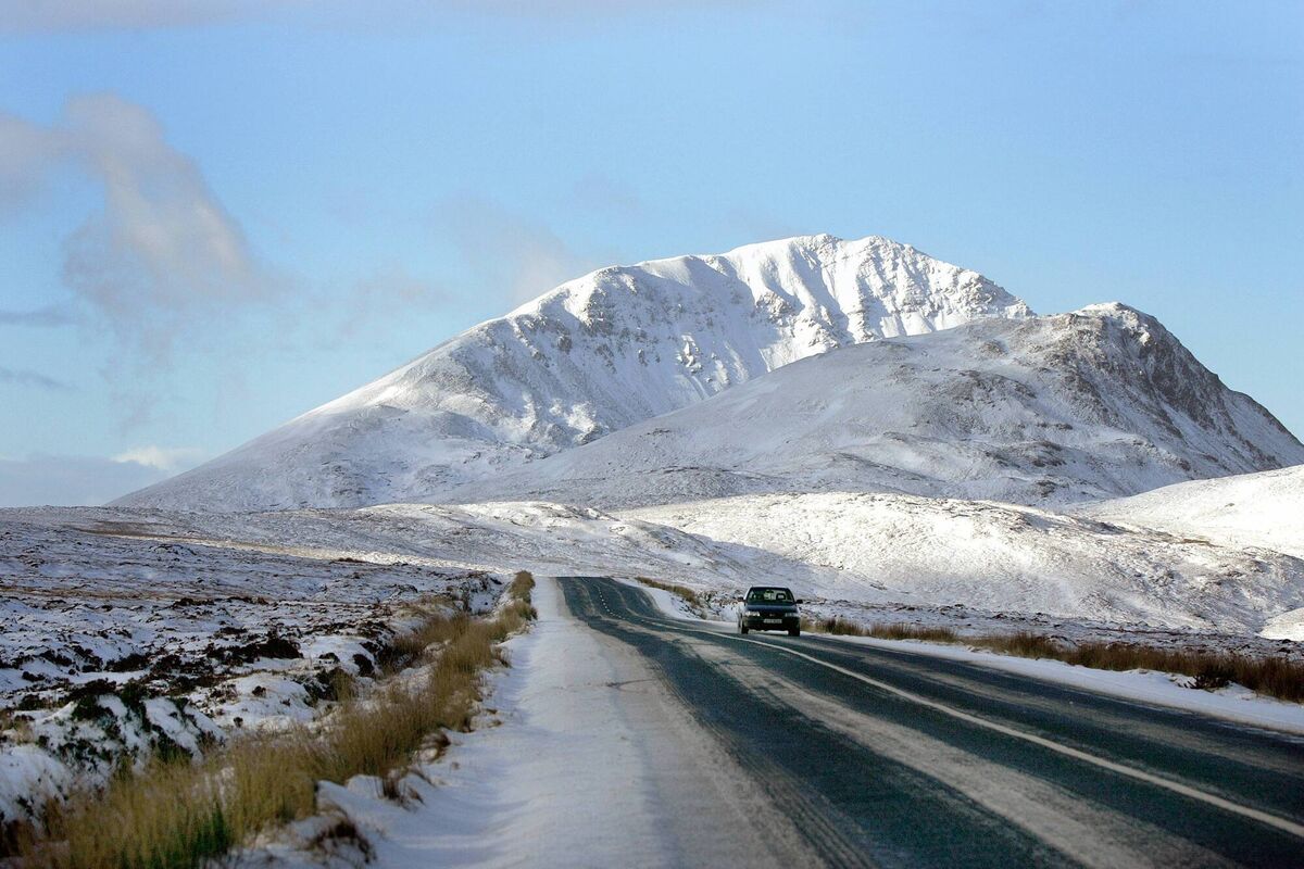 Mount Errigal,  Co Donegal, is part of the county's significant tourist attractions, but remains badly served by road and rail. Picture: Declan Doherty.