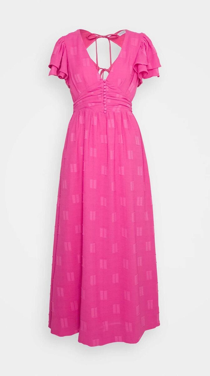 Pink Ruffle Sleeve Dress, €378, Hofmann Copenhagen at Zalando