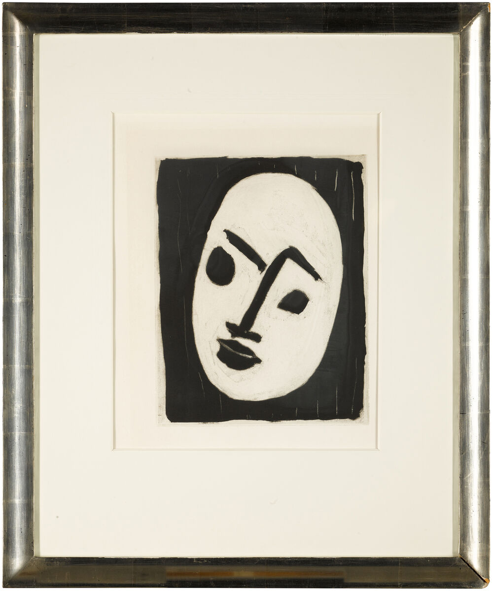 Henri Matisse's Masque Blanc sur Fond Noir from the collection of Freddie Mercury, Henri Matisse's Masque Blanc sur Fond Noir from the collection of Freddie Mercury,