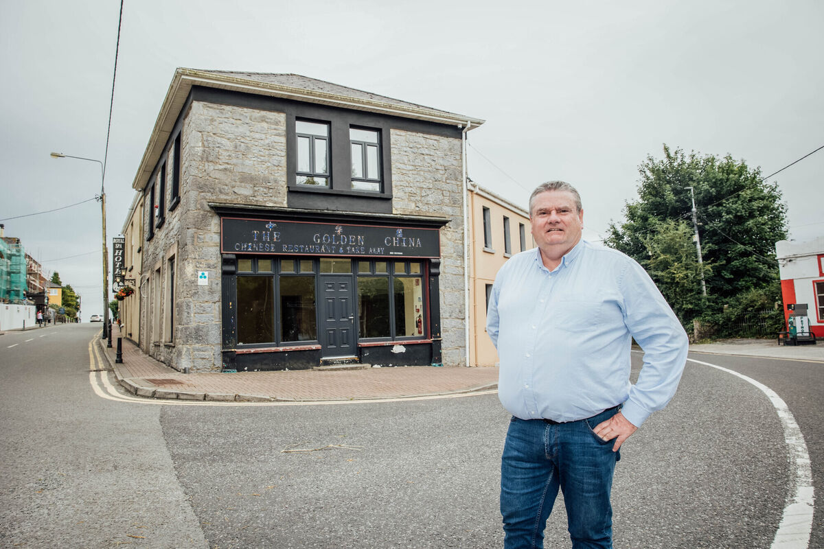  Councillor Joe Garrihy in Lisdoonvarna: "If you want to tackle dereliction and vacancy in a town like Lisdoonvarna, you need a vision." Picture: Brian Arthur