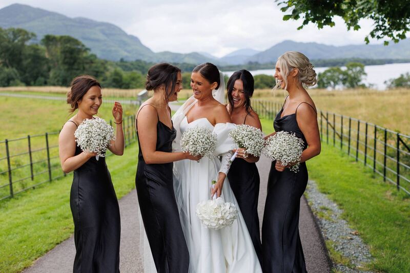 Kayleigh Maher and Eve Kearney, Sinéad Pearse, Róisín Aherne and Ashley Foley. Pictures: Padraig Healy Wedding Photography Kayleigh Maher and Eve Kearney, Sinéad Pearse, Róisín Aherne and Ashley Foley. Pictures: Padraig Healy Wedding Photography