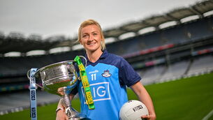<p>LEADING ROLE: Carla Rowe of Dublin at Croke Park. Pic: Sam Barnes/Sportsfile</p>