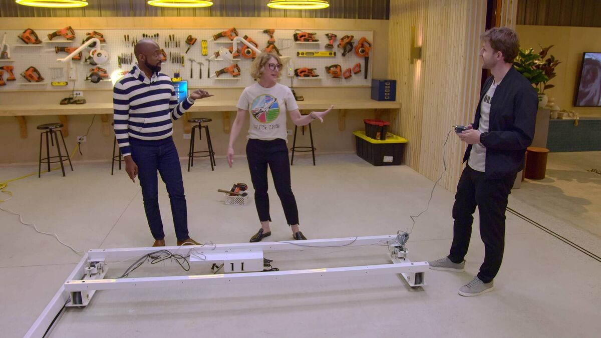 Hosts Mikel Welch and Jessica Banks.