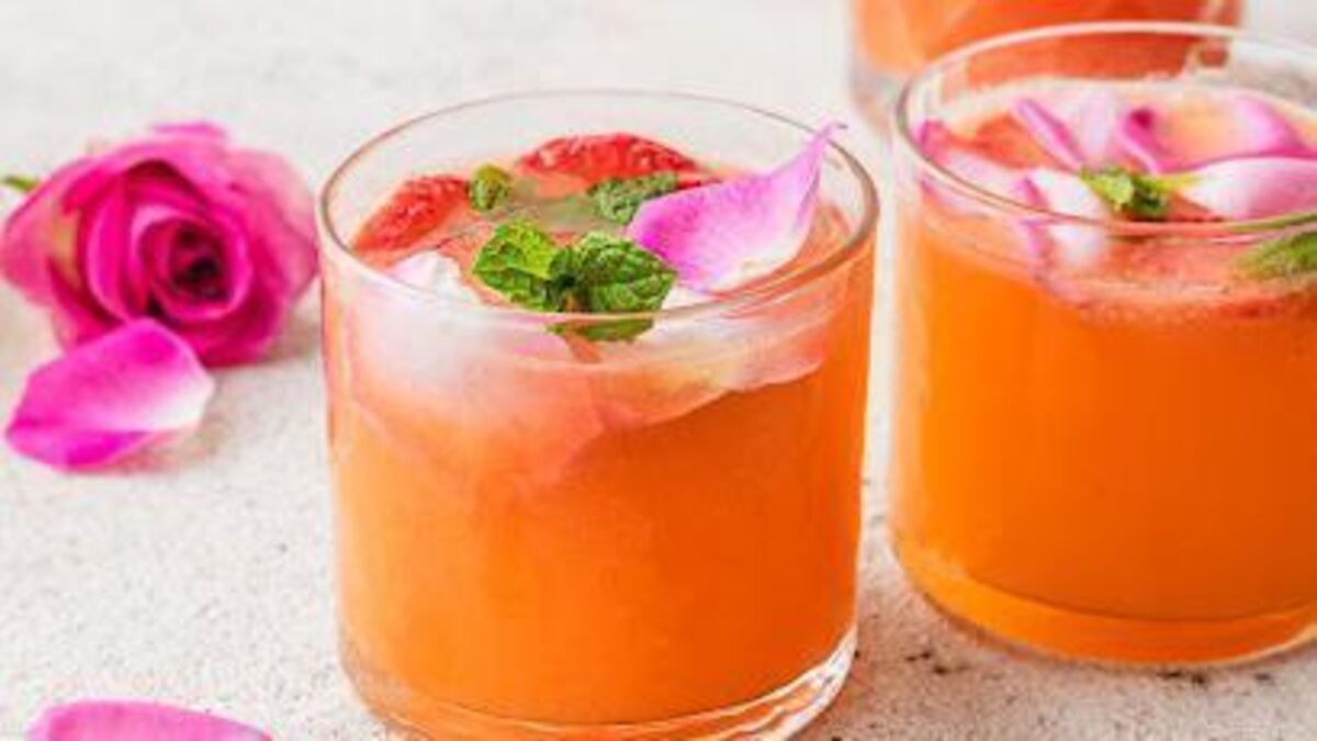 Strawberry Orange Mint Cooler