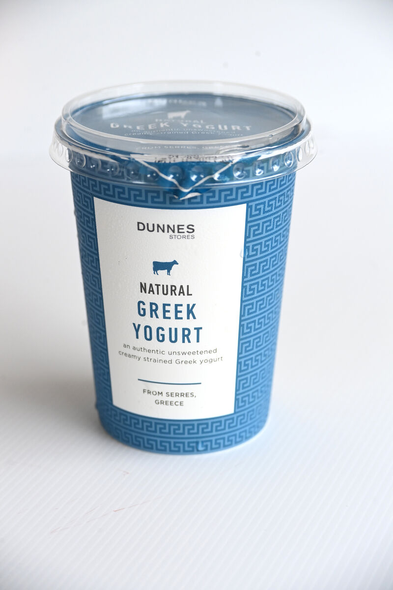 Dunnes Natural Greek Yogurt 450g €1.79