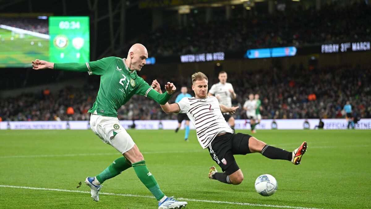 Will Smallbone hasnt swapped one red and white team for another yet but Southampton could be tempted . Pic: Stephen McCarthy/Sportsfile