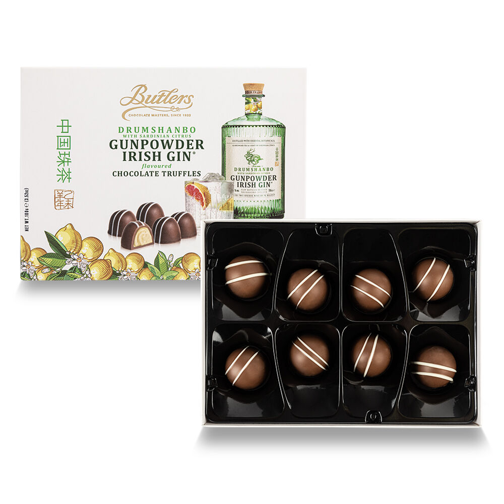 Drumshanbo Gunpowder Irish Gin Sardinian Citrus Flavoured Truffles Drumshanbo Gunpowder Irish Gin Sardinian Citrus Flavoured Truffles