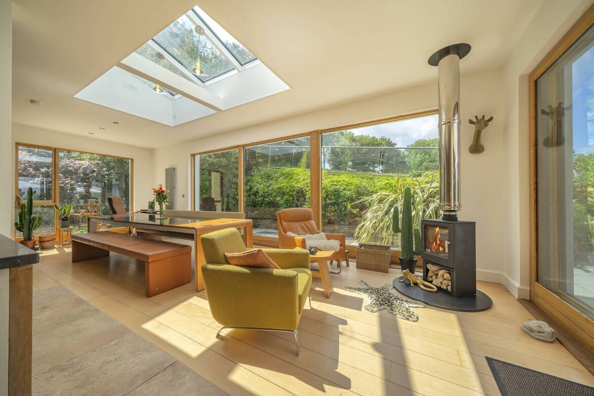 Main living/dining and kitchen is c1,000 sq ft in this one room alone