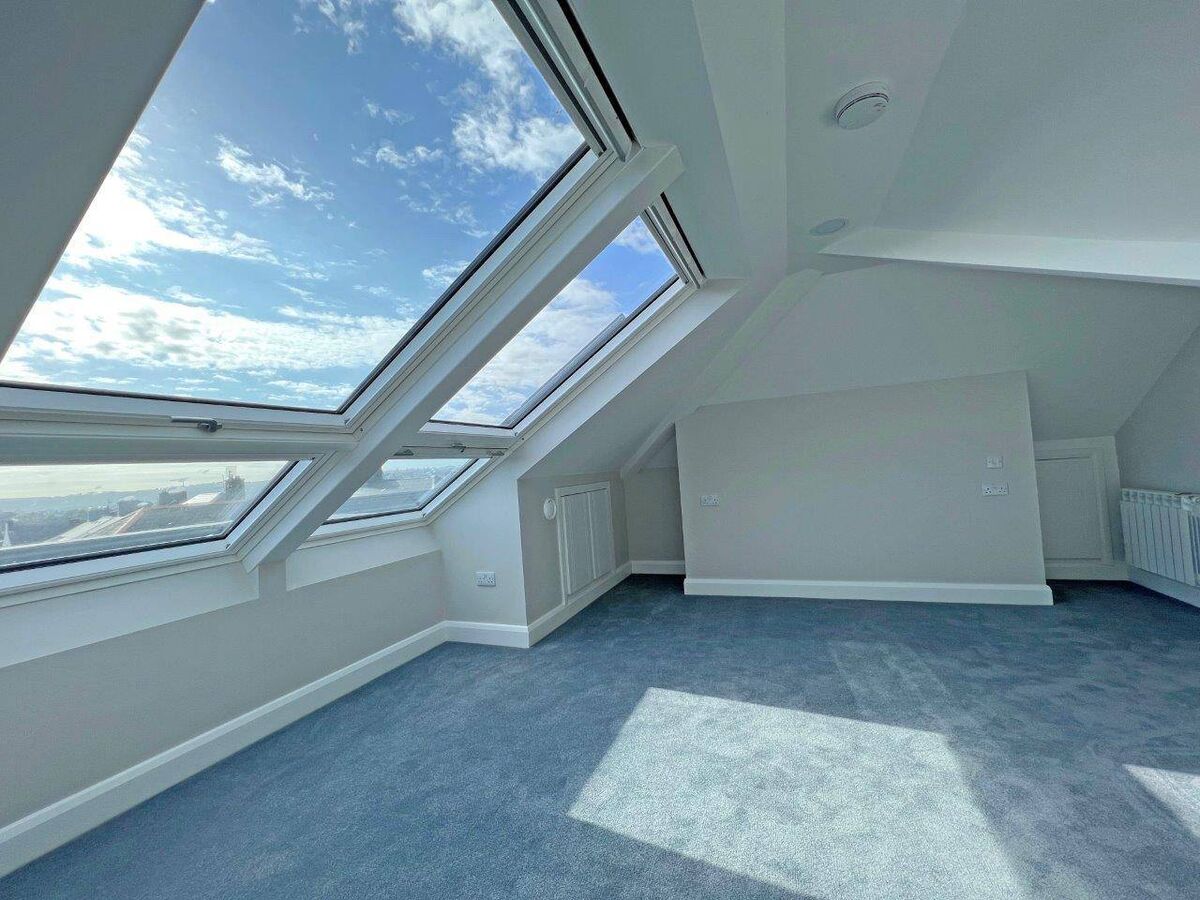 Sky's the limit: First floor with views.