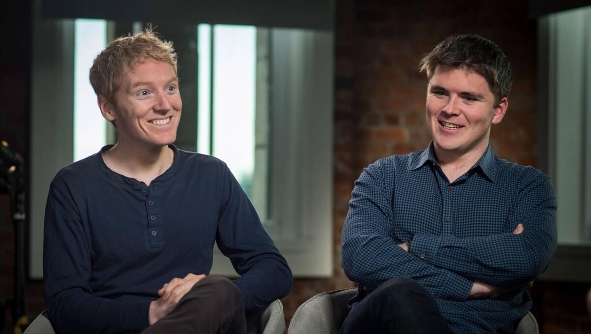 Patrick and John Collison, co-founders of Stripe Patrick and John Collison, co-founders of Stripe