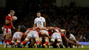Wales subdued England’s scrum in the second half in Cardiff (Simon Galloway/PA)