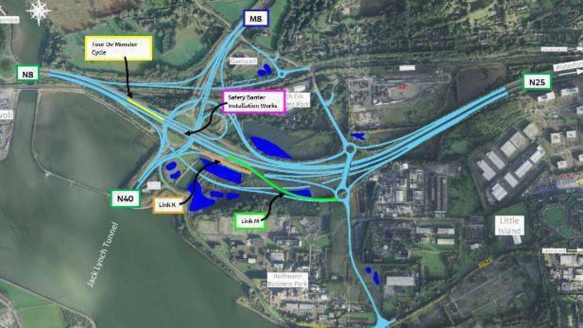 N25 westbound lanes of Dunkettle Interchange to be fully re-instated next month - Vimarsana News