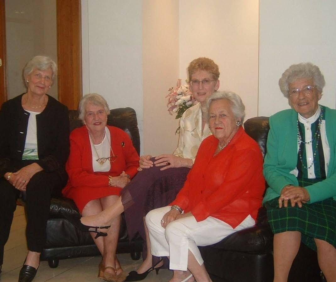 At the launch of 'When Our Plane Hit the Mountain' by Suzanne Barnes in 2005 are (left to right) Catherine de Geyser, Micheline Bourdeauducq, Suzanne, Agnès Laporte, and Lilette Levy-Bruhl At the launch of 'When Our Plane Hit the Mountain' by Suzanne Barnes in 2005 are (left to right) Catherine de Geyser, Micheline Bourdeauducq, Suzanne, Agnès Laporte, and Lilette Levy-Bruhl