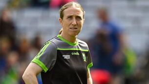 <p>GOALDEN TOUCH: Kerry mentor Geraldine O'Shea before last year's final against Meath at Croke Park. Pic: Brendan Moran/Sportsfile </p>