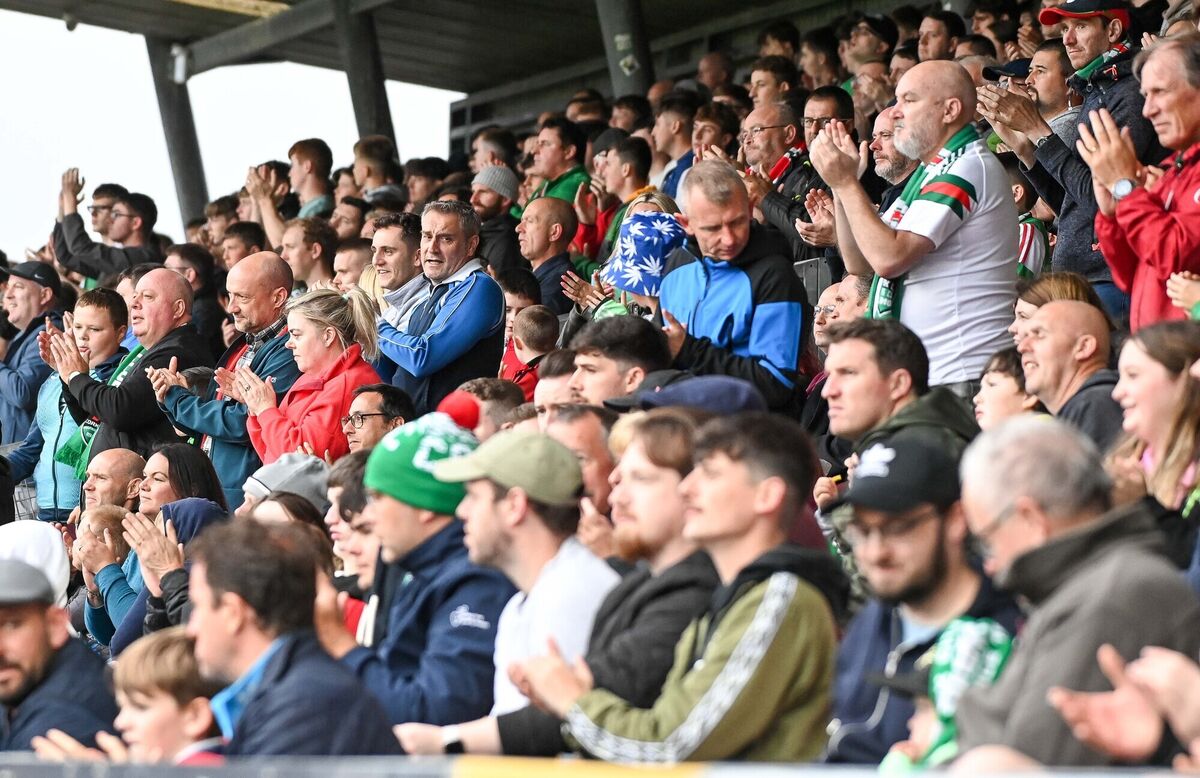  Cork City supporters during their SSE Airtricity League Premier Division clash with UCD at Turner's Cross.