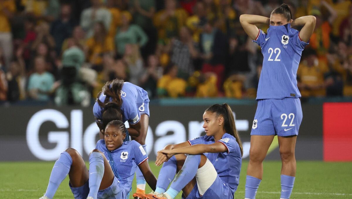 France players gutted after the match.