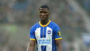 <p>END OF SAGA? Moises Caicedo. Pic: Adam Davy/PA Wire.</p>
