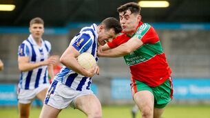 <p>STALWART: Ryan Basquel in action for Ballyboden St Enda's. Pic: Niall O’Connell</p>
