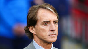 <p>RESIGNATION: Former Italy head coach Roberto Mancini.</p>