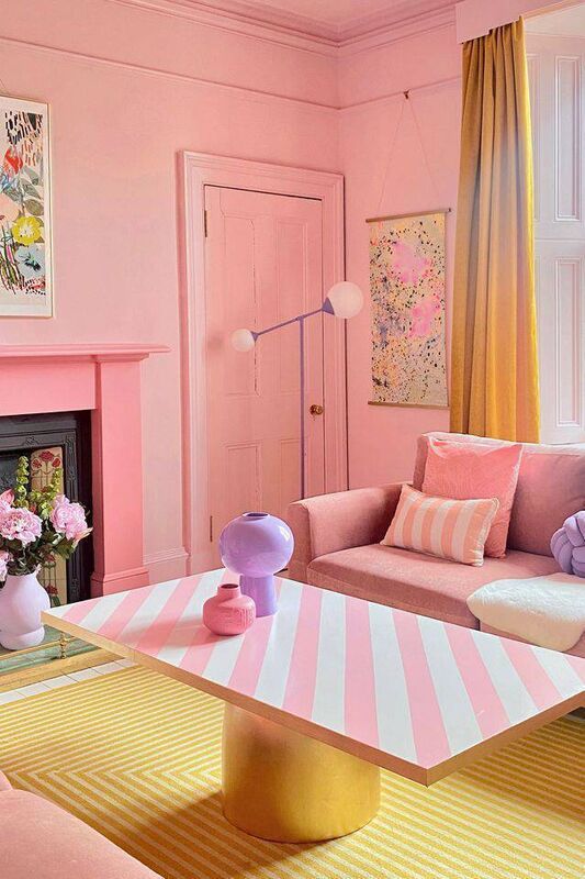 The living area in Jay Jennings' home. Picture: Jay Jennings