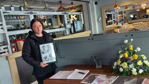 <p>Kateryna at the BR Bistro and Bar, where the local community offered condolences and support in the wake of her tragic loss. Picture: Bashkim Berisha</p> <p>Kateryna at the BR Bistro and Bar, where the local community offered condolences and support in the wake of her tragic loss. Picture: Bashkim Berisha</p>