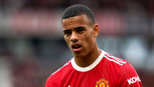 <p>DECISION TIME: Manchester United footballer Mason Greenwood. Pic: PA</p>