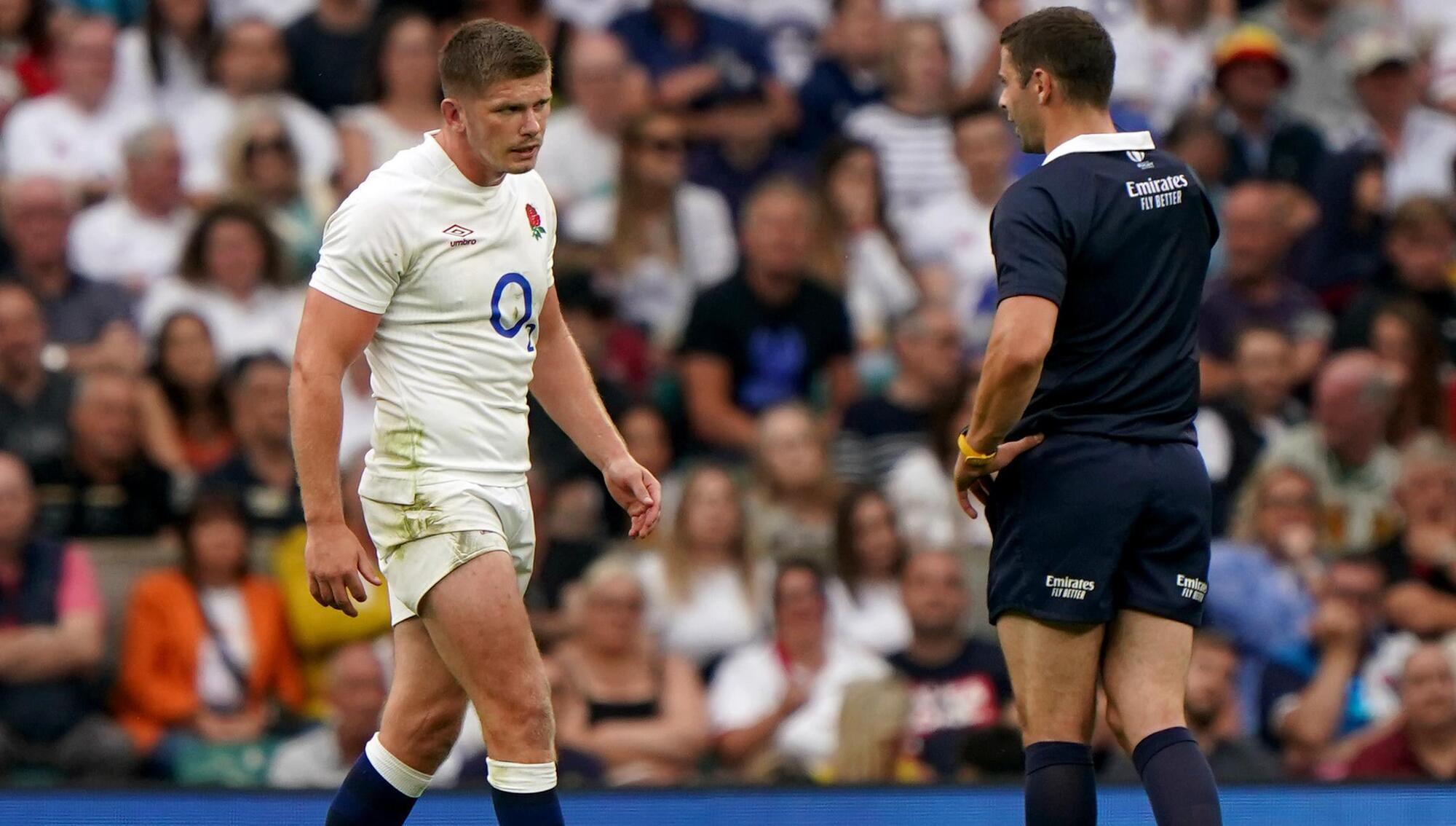 England captain Owen Farrell avoids ban after red card overturned