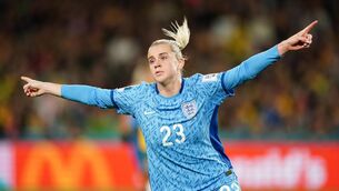 <p>CLINCHER: England's Alessia Russo celebrates scoring the third goal of the game during the FIFA Women's World Cup semi-final match at Stadium Australia, Sydney. Pic: Zac Goodwin/PA Wire</p>