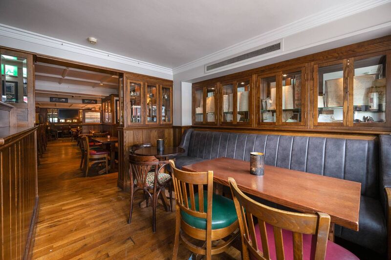 Original ledgers on display in the pub