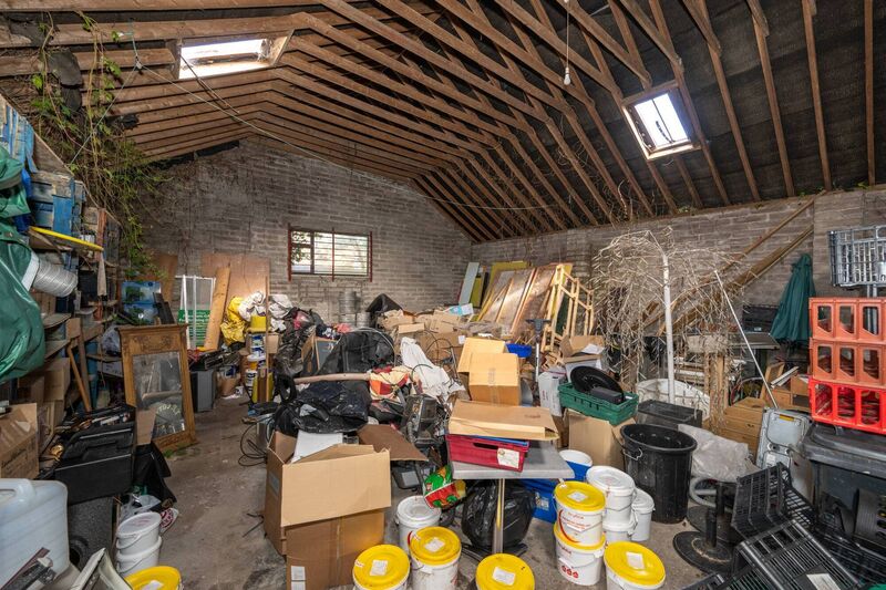 Potential to convert this barn-like storage area